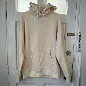 Glossier Limited Edition Embroidered Cream Hoodie